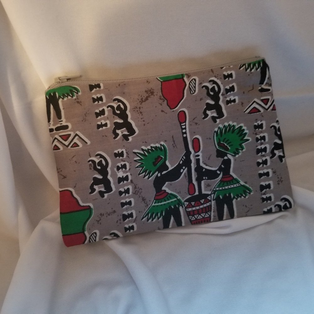 Aishah African Print Wristlet